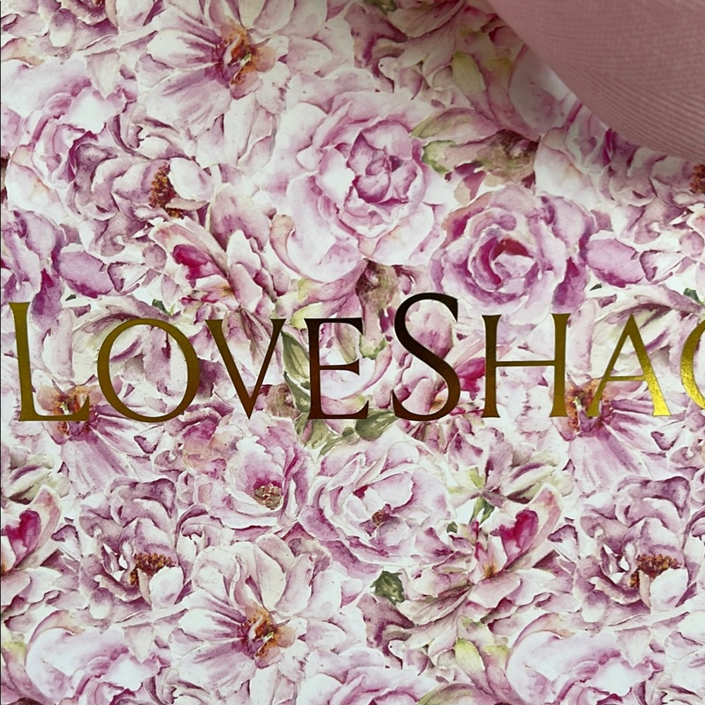 LoveShackFancy Pink Floral Gift Bag - Picture 4 of 7